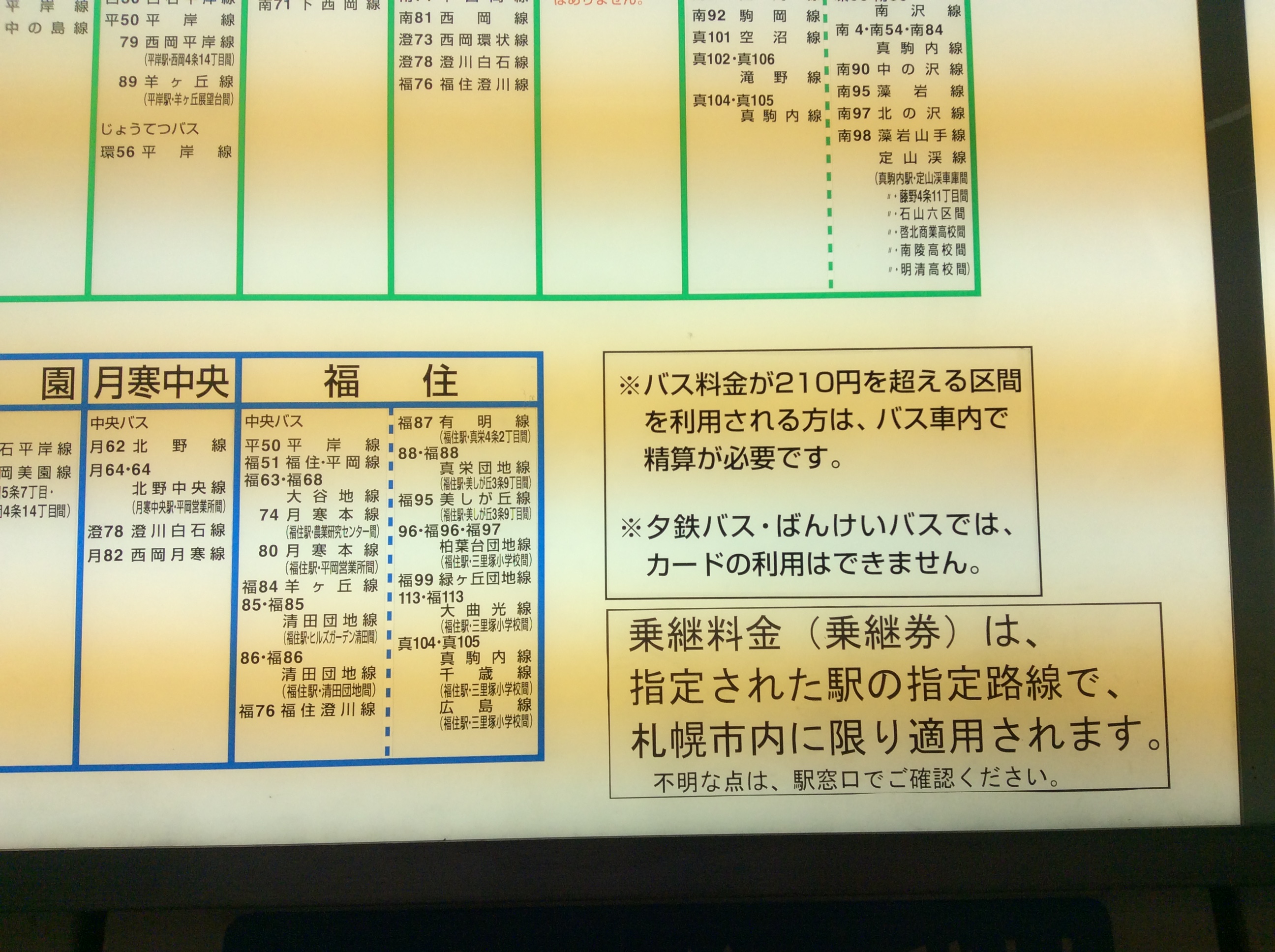 札幌 バス 路線図 じょうてつ Htfyl
